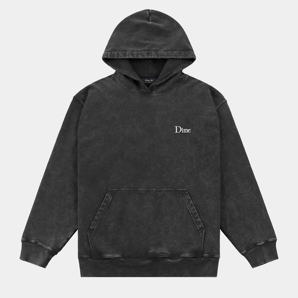 DIME CLASSIC FRENCH TERRY HOODIE - FADED BLACK - PLA Skateboarding DIME CLASSIC FRENCH TERRY HOODIE - FADED BLACK - PLA Skateboarding