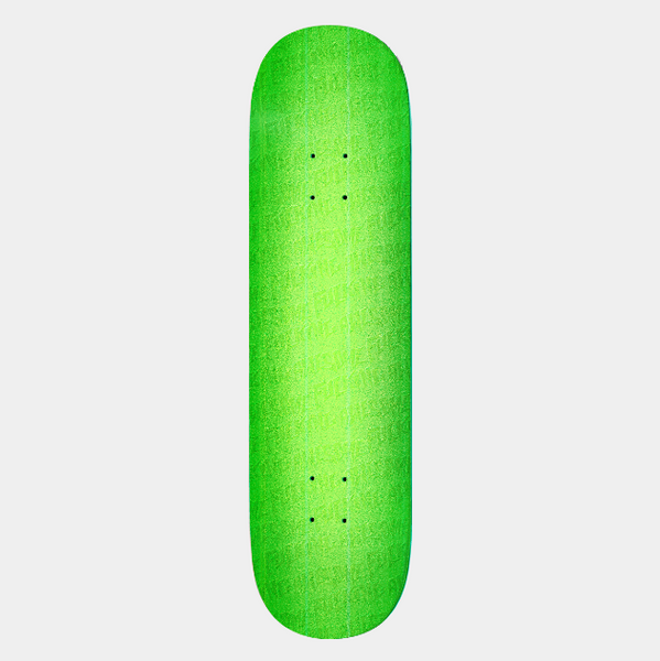 FUCKING AWESOME NEON GREEN STAMP EMBOSSED DECK - PLA Skateboarding