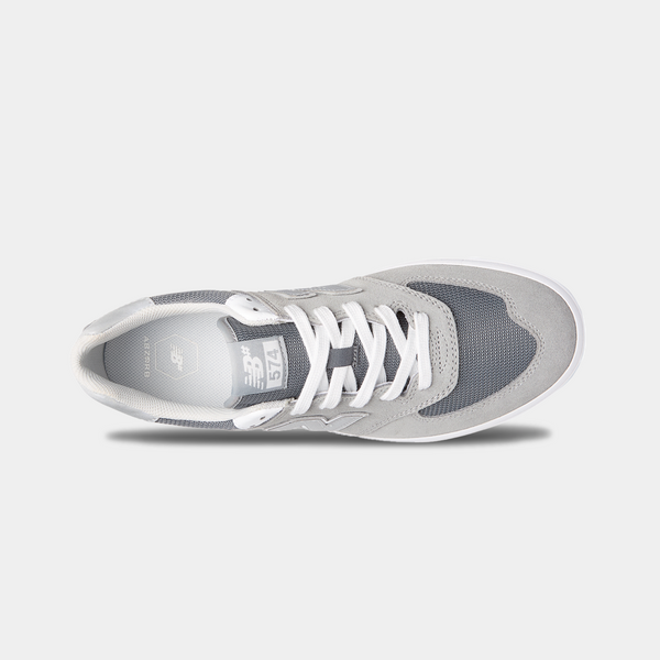 NEW BALANCE 574 VULC - GREY/WHITE NM574VGY - PLA Skateboarding NEW BALANCE 574 VULC - GREY/WHITE NM574VGY - PLA Skateboarding