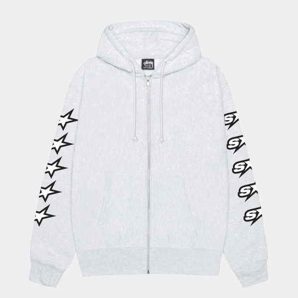 stussy-speedway-zip-hoodie-ash stussy-speedway-zip-hoodie-ash
