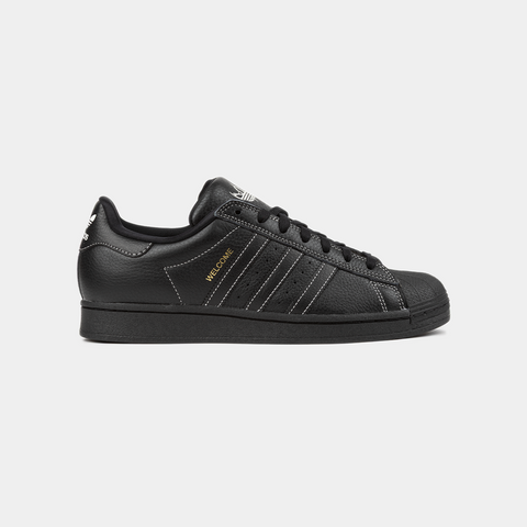 ADIDAS X WELCOME SUPERSTAR ADV - BLACK/BLACK