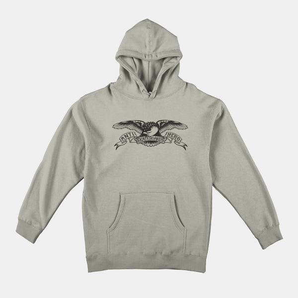 ANTI-HERO BASIC EAGLE HOODIE - CEMENT/BLACK