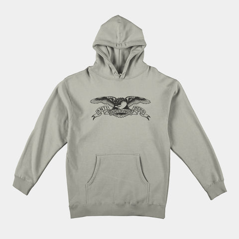 ANTI-HERO BASIC EAGLE HOODIE - CEMENT/BLACK