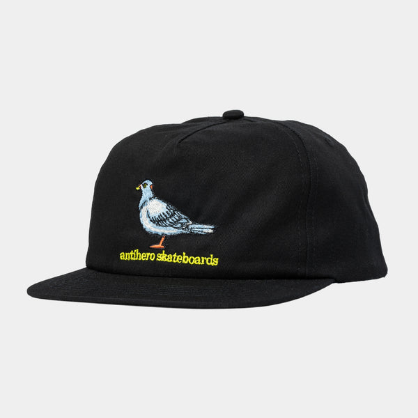 ANTI-HERO LIL PIGEON SNAPBACK HAT - BLACK