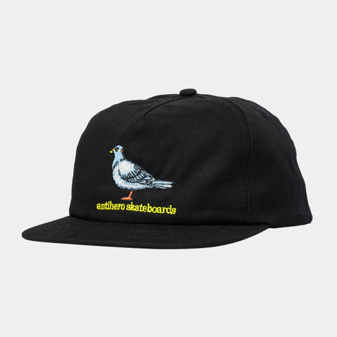 ANTI-HERO LIL PIGEON SNAPBACK HAT - BLACK