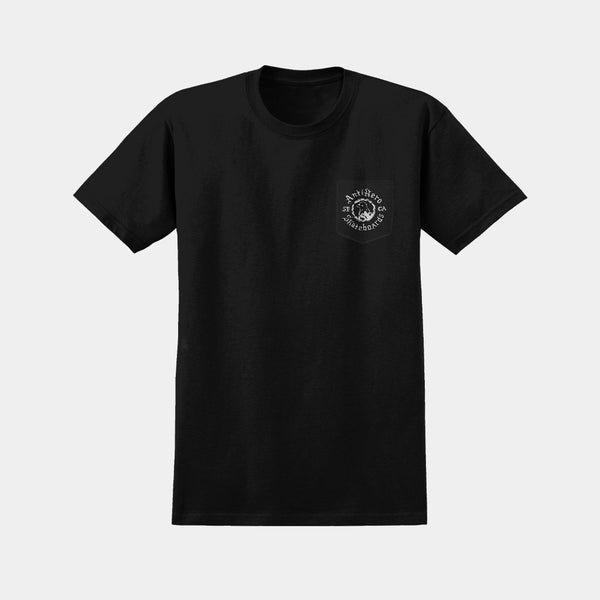 ANTI-HERO PIGEON MOTION TEE - BLACK/WHITE