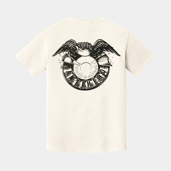 ANTI-HERO STUDIO 18 TEE - BONE/BLACK