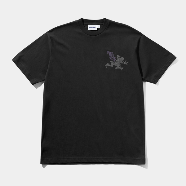 BUTTER GOODS CROAKER TEE - BLACK