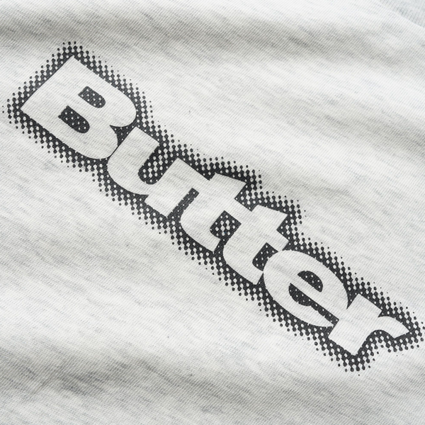 BUTTER GOODS RADIANT LOGO TEE - ASH