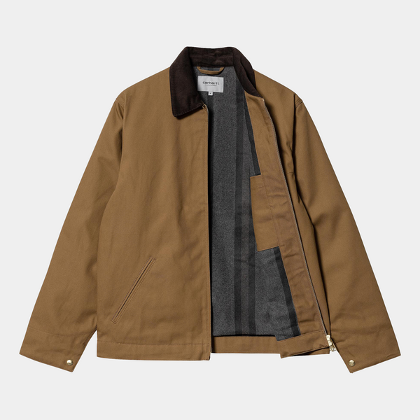 CARHARTT WIP DETROIT JACKET - HAMILTON BROWN/TOBACCO