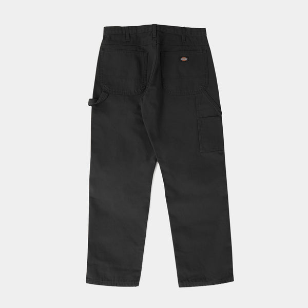 DICKIES REGULAR FIT DUCK CARPENTER PANT - BLACK
