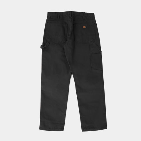 DICKIES REGULAR FIT DUCK CARPENTER PANT - BLACK