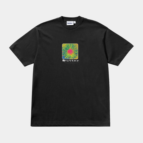 BUTTER DAISY TEE - BLACK
