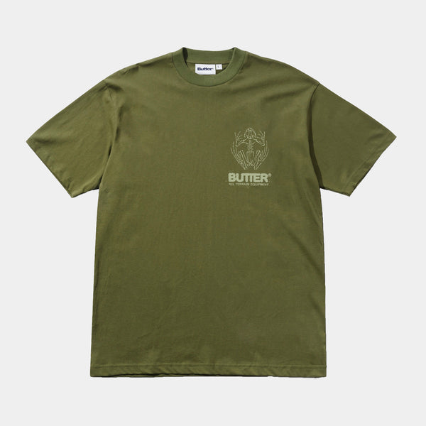 BUTTER FOSSIL TEE - MOSS