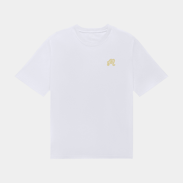 MALBON BERMUDA TRINITY TEE - WHITE