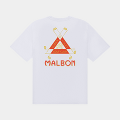 MALBON BERMUDA TRINITY TEE - WHITE - PLA Skateboarding