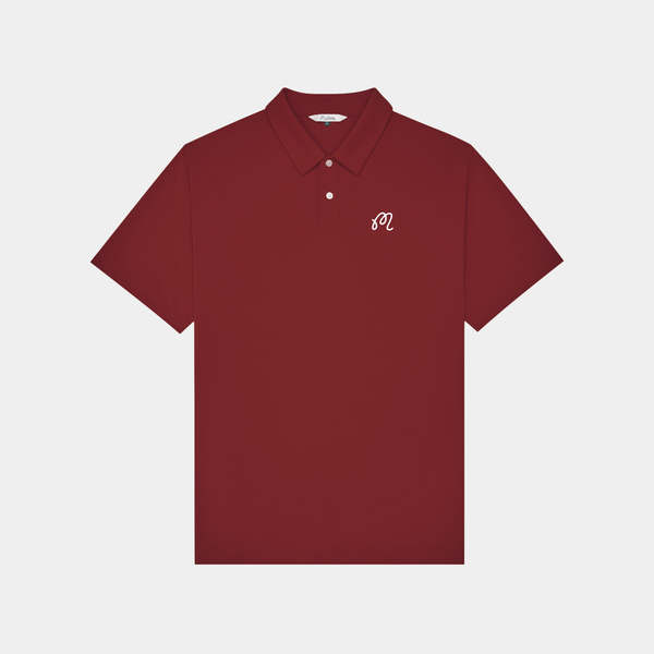 MALBON FAIRWAY POLO - RASPBERRY TRUFFLE