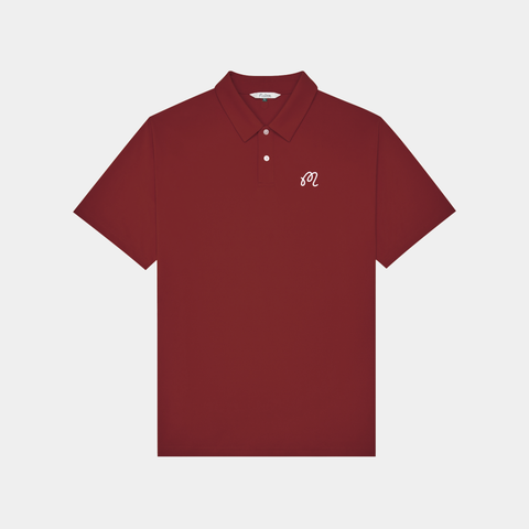 MALBON FAIRWAY POLO - RASPBERRY TRUFFLE