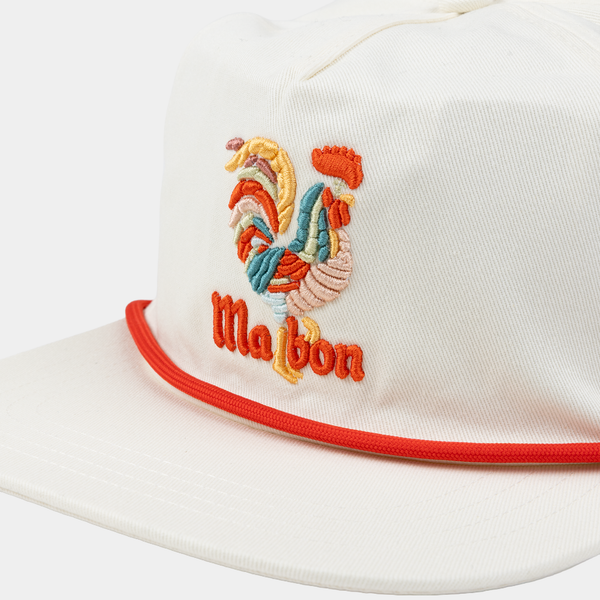 MALBON ROOSTER HAT - CREAM