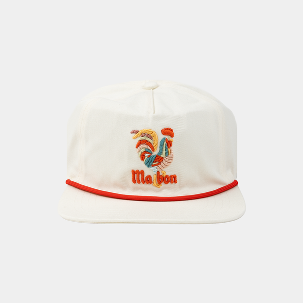 MALBON ROOSTER HAT - CREAM
