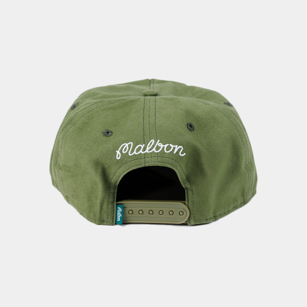 MALBON VELASCO SNAPBACK HAT - CHIVE