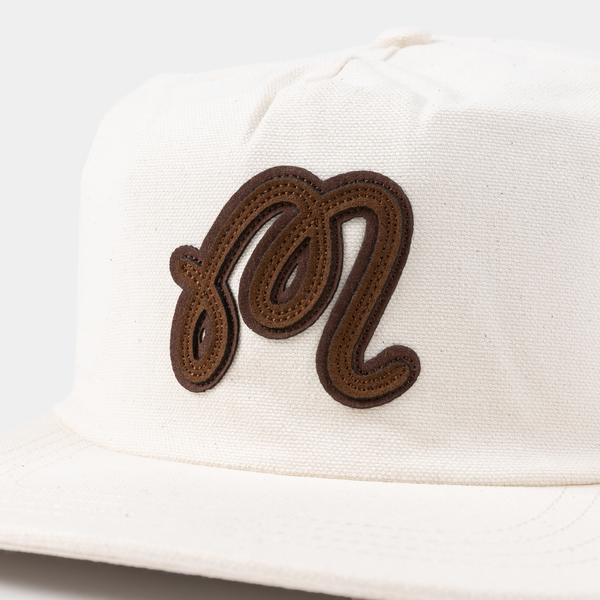 MALBON VELASCO SNAPBACK HAT - CREAM