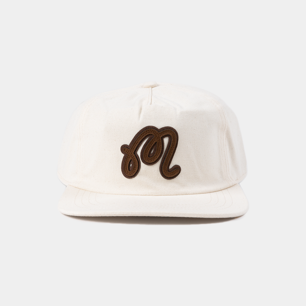 MALBON VELASCO SNAPBACK HAT - CREAM