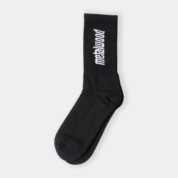 METALWOOD LOGO CREW SOCK - BLACK