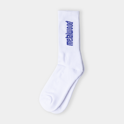 METALWOOD LOGO CREW SOCK - WHITE