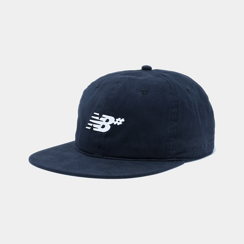 NEW BALANCE 6 PANEL SNAPBACK HAT - NAVY