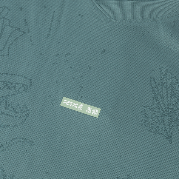 NIKE SB DESK DOOLE JERSEY - MINERAL SLATE