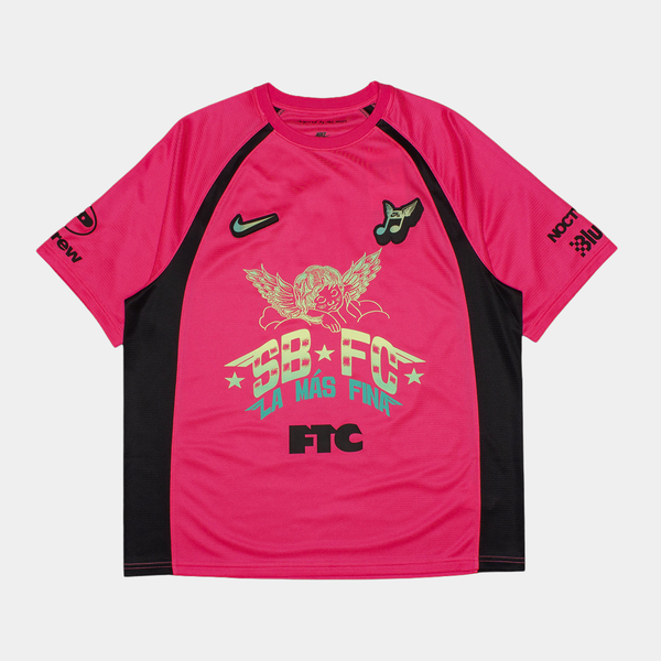 NIKE SB FC SHORT SLEEVE JERSEY - HYPER PINK/BLACK