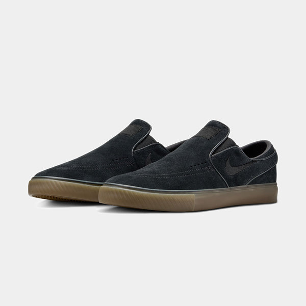 NIKE SB JANOSKI+ SLIP - BLACK/GUM/LIGHT BROWN