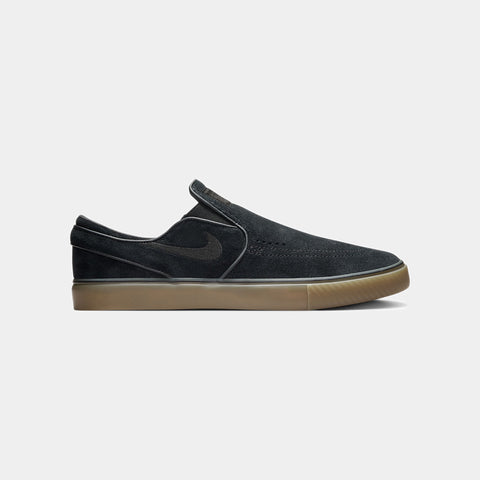NIKE SB JANOSKI+ SLIP - BLACK/GUM/LIGHT BROWN