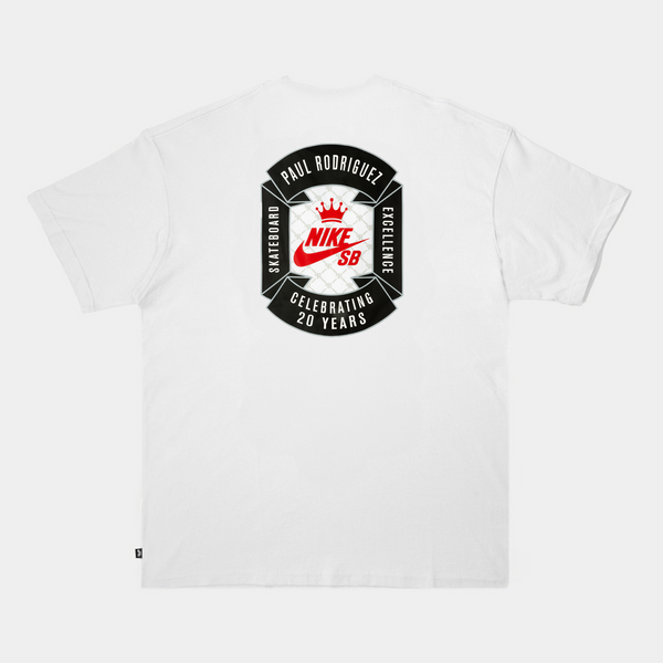 NIKE SB M90 P-ROD TEE - WHITE