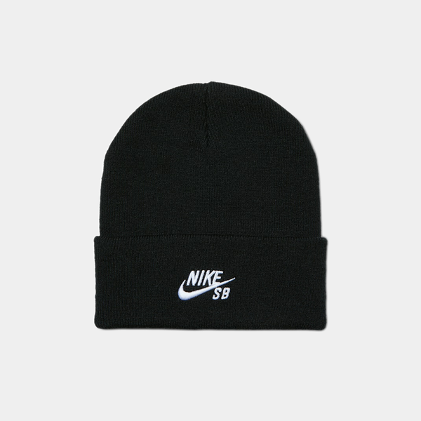 NIKE SB PEAK BEANIE - BLACK
