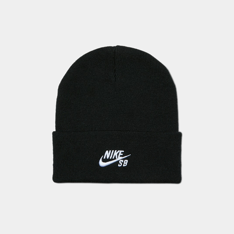 NIKE SB PEAK BEANIE - BLACK