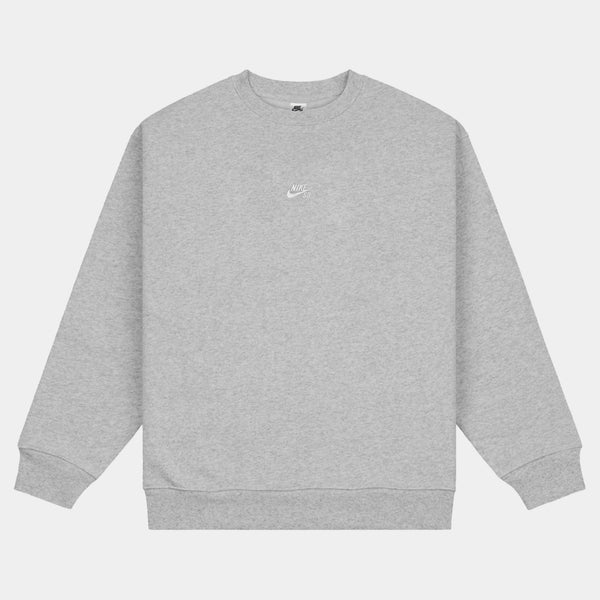 NIKE SB SKATE CREWNECK - DARK GREY HEATHER/WHITE