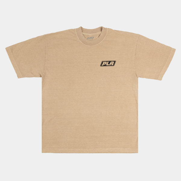 PLA CLASSIC LOGO TEE - MUSHROOM