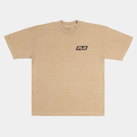 PLA CLASSIC LOGO TEE - MUSHROOM