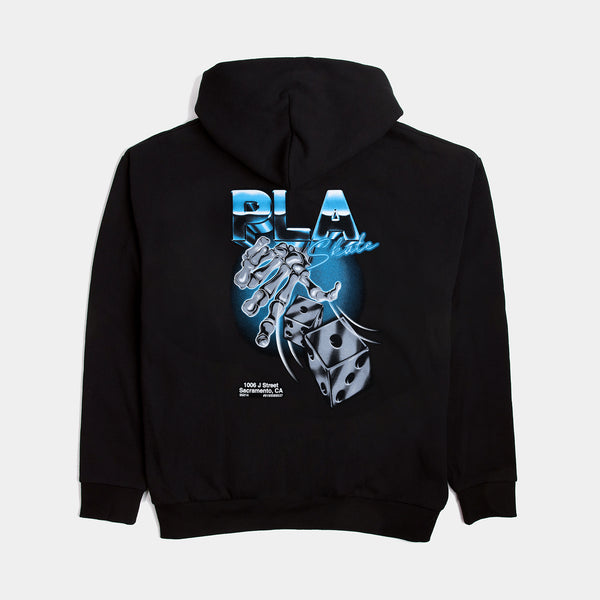 PLA DICE HOODIE - BLACK