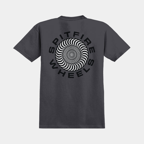 SPITFIRE CLASSIC 87 SWIRL TEE - CHARCOAL