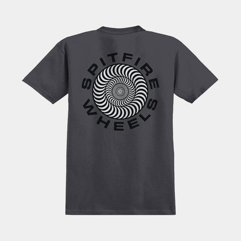 SPITFIRE CLASSIC 87 SWIRL TEE - CHARCOAL