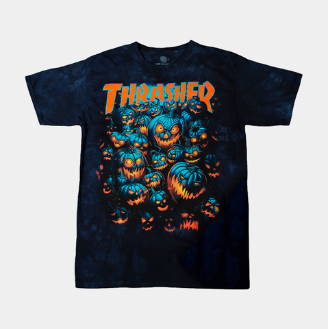 THRASHER HALLOWEEN TEE - NAVY