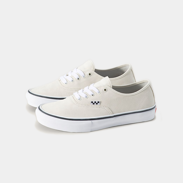 VANS SKATE AUTHENTIC - WHITE/GUNMETAL GREY