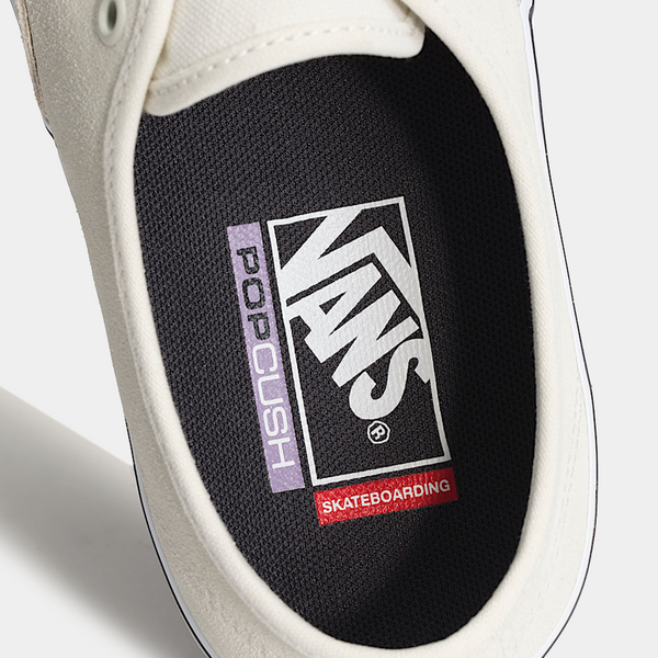 VANS SKATE AUTHENTIC - WHITE/GUNMETAL GREY