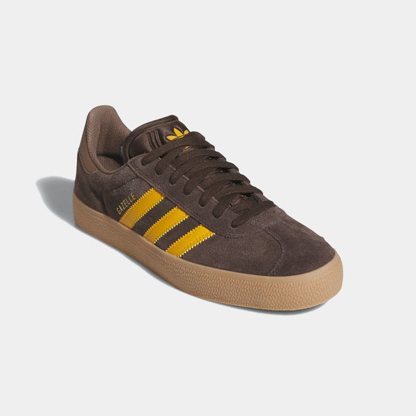 ADIDAS GAZELLE ADV - BROWN/YELLOW