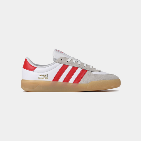 ADIDAS GLENBURN - WHITE/SCARLET