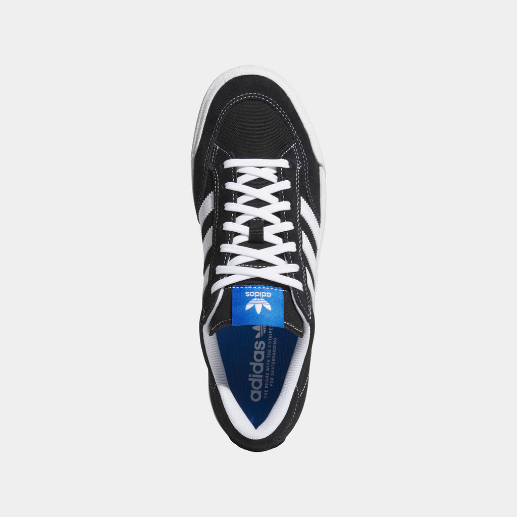 ADIDAS NORA - BLACK/WHITE-BLUE HQ7537 - PLA Skateboarding