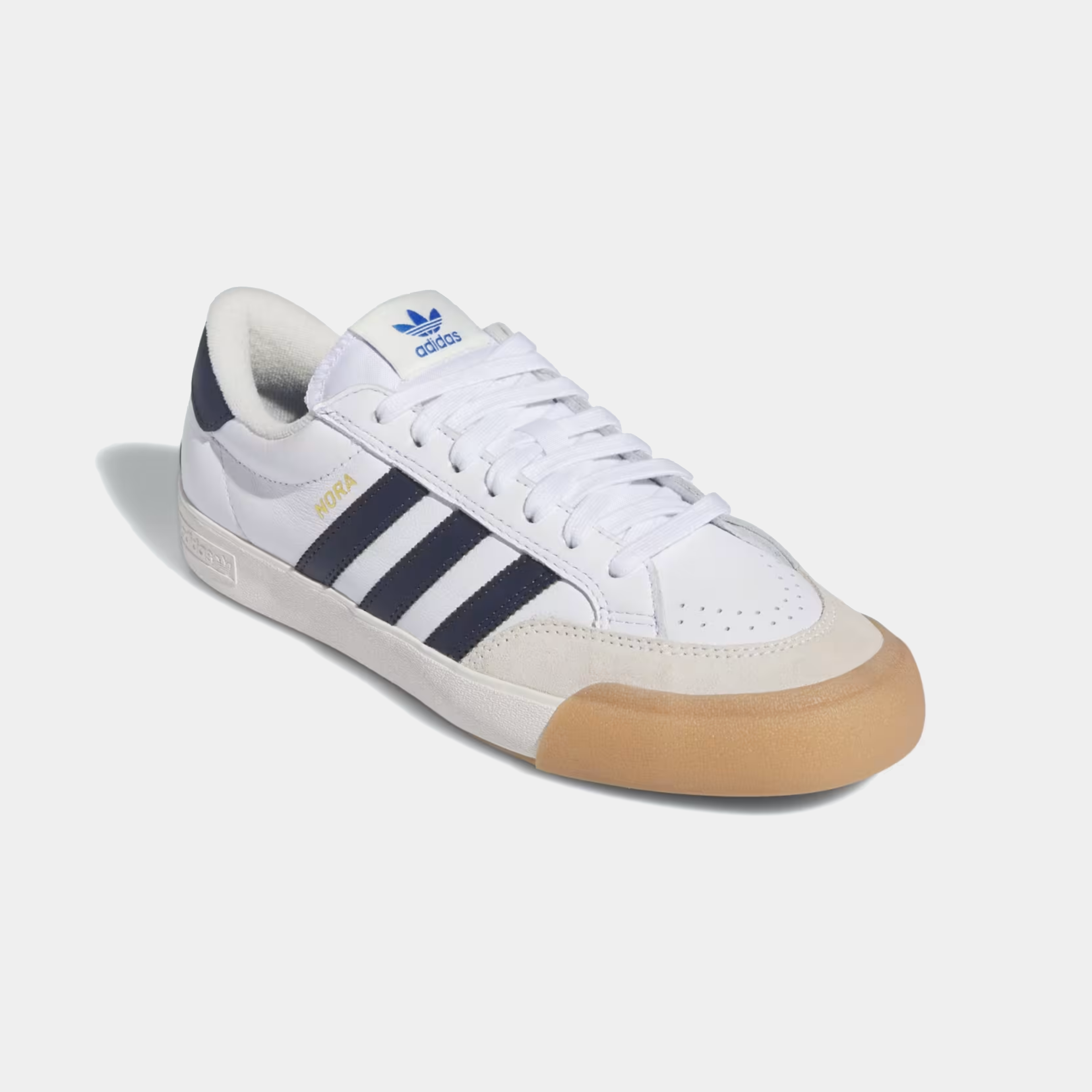ADIDAS NORA - WHITE/COLLEGIATE NAVY-GUM IE3110 - PLA Skateboarding ADIDAS NORA - WHITE/COLLEGIATE NAVY-GUM IE3110 - PLA Skateboarding